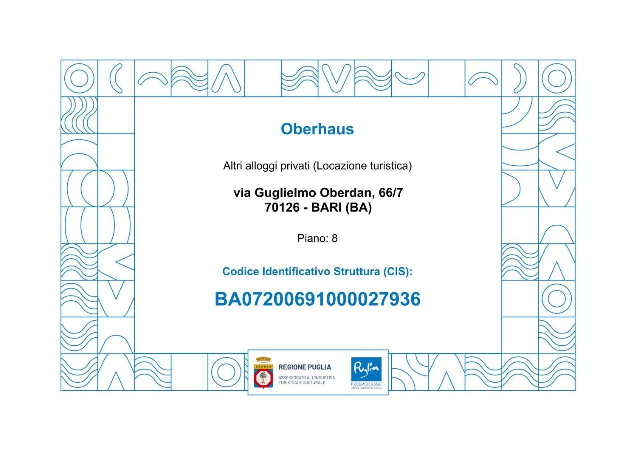 Oberhaus - Casa Vacanze Bari Apartman Kültér fotó